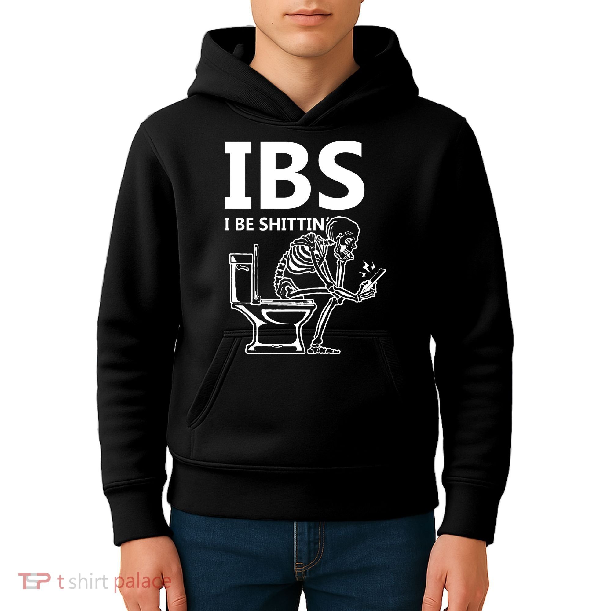 Ibs I Be Shittin Irritable Bowel Syndrome Funny Kids Hoodie