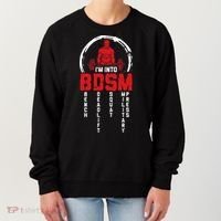 Im Into BDSM Bench Deadlift Squat Military Press Workout Women's Sweatshirt thumb 0