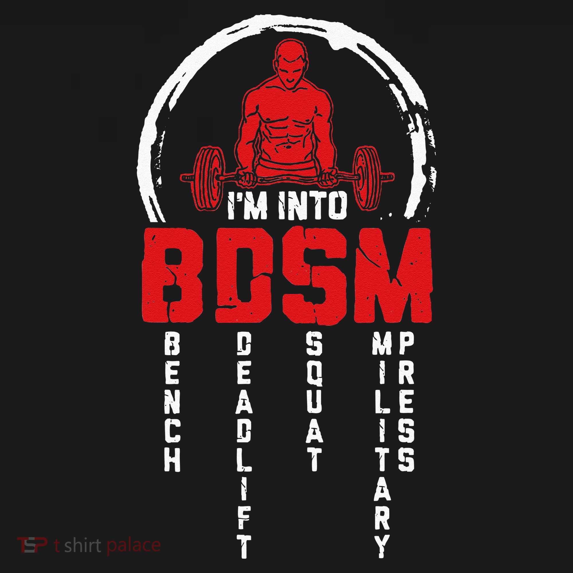 Im Into BDSM Bench Deadlift Squat Military Press Workout Apron