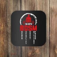 Im Into BDSM Bench Deadlift Squat Military Press Workout Coaster thumb 0