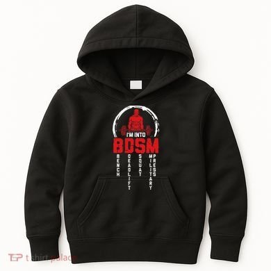 Im Into BDSM Bench Deadlift Squat Military Press Workout Kids Hoodie