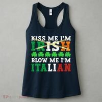IM Irish Blow Me IM Italian St PatrickS Day Adult Women's Tank Top thumb 3