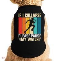 If I Collapse Please Pause My Watch Running Marathon Runner Doggie Tank thumb 0