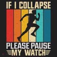 If I Collapse Please Pause My Watch Running Marathon Runner Hat thumb 2