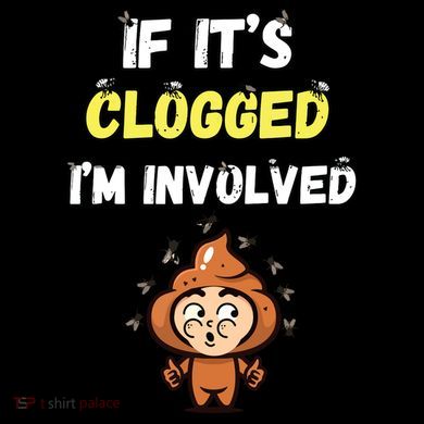 If Its Clogged Im Involved Funny Embarrassing Kids Colorblock Raglan Jersey