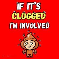 If Its Clogged Im Involved Funny Embarrassing Santa Hat thumb 1