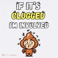 If Its Clogged Im Involved Funny Embarrassing Women's Hoodie thumb 2