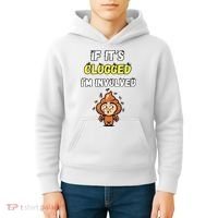 If Its Clogged Im Involved Funny Embarrassing Kids Hoodie thumb 4