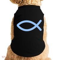 Ichthys Ichthus Christian Symbol Jesus Fish Doggie Tank thumb 0