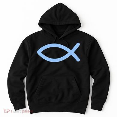 Ichthys Ichthus Christian Symbol Jesus Fish Hoodie