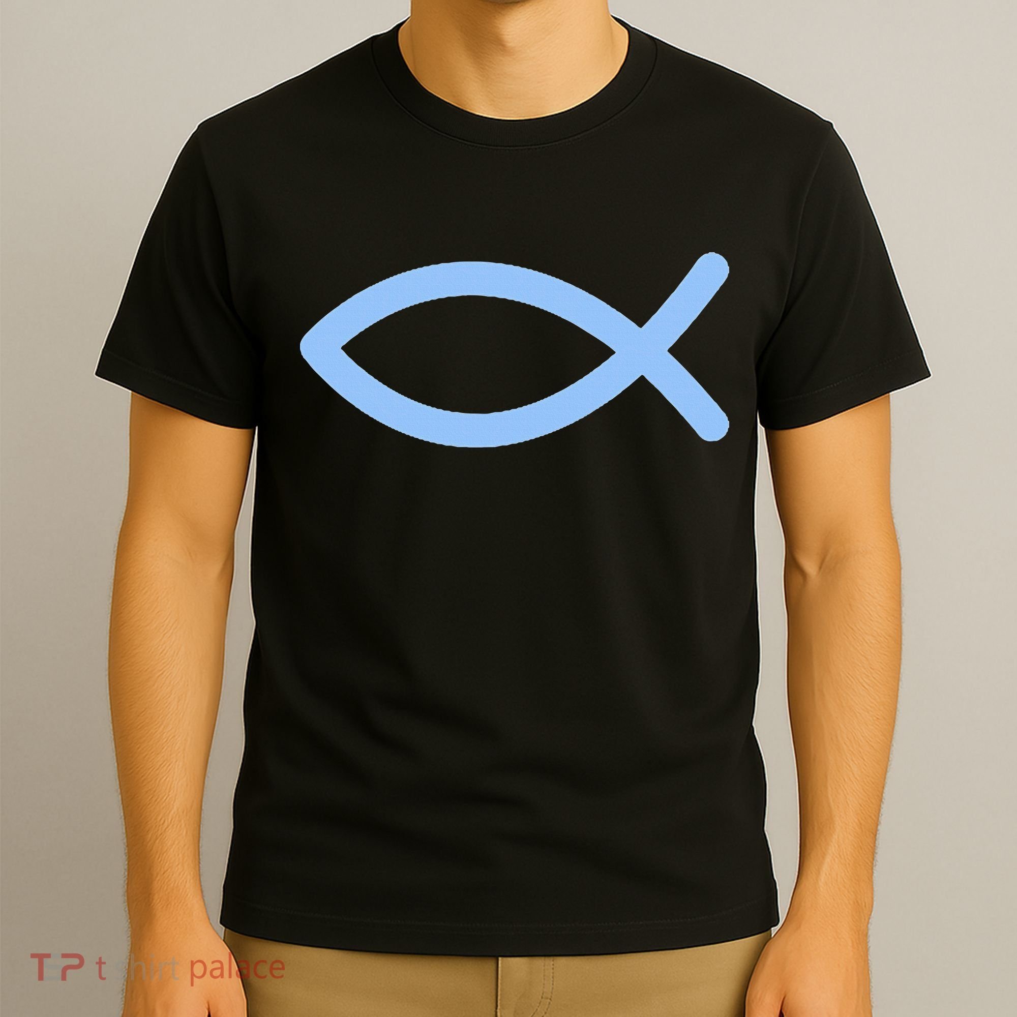 Ichthys Ichthus Christian Symbol Jesus Fish T-Shirt