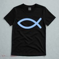 Ichthys Ichthus Christian Symbol Jesus Fish T-Shirt thumb 5