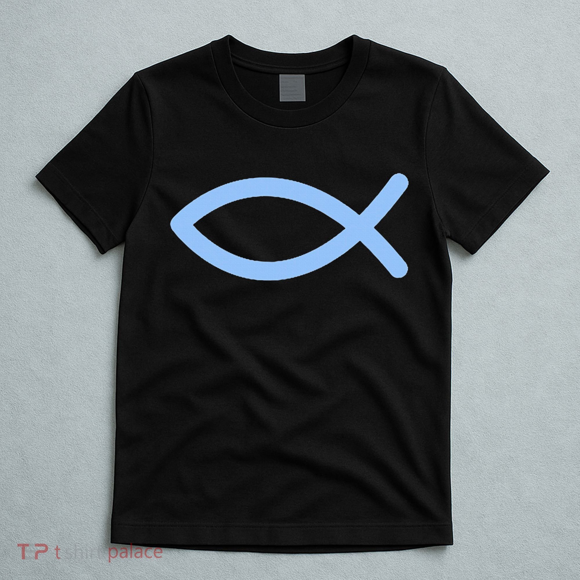 Ichthys Ichthus Christian Symbol Jesus Fish T-Shirt