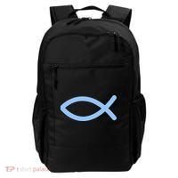 Ichthys Ichthus Christian Symbol Jesus Fish Backpack thumb 0