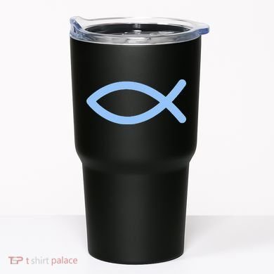 Ichthys Ichthus Christian Symbol Jesus Fish Tumbler