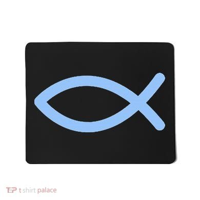 Ichthys Ichthus Christian Symbol Jesus Fish Mousepad