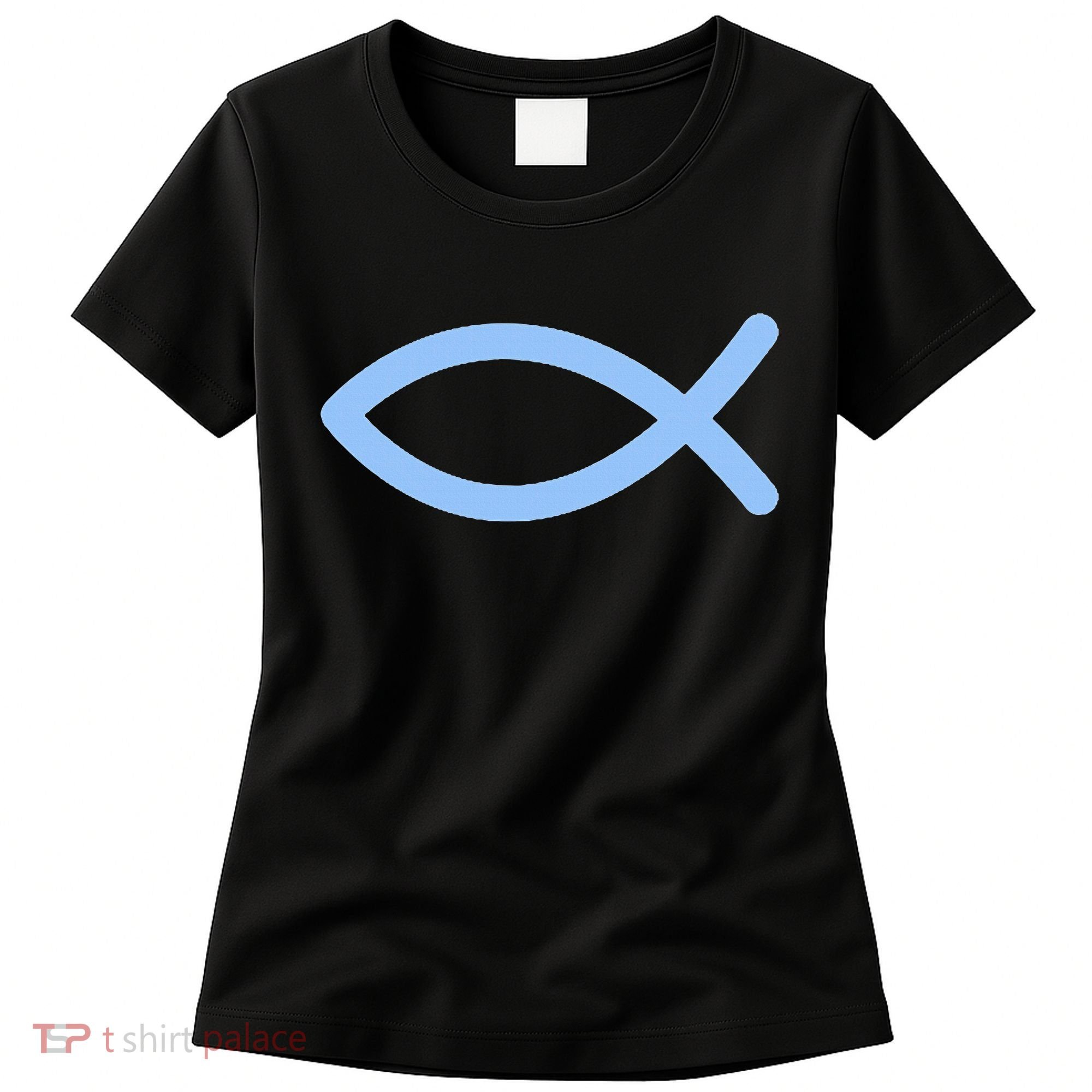 Ichthys Ichthus Christian Symbol Jesus Fish Women's T-Shirt