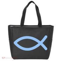 Ichthys Ichthus Christian Symbol Jesus Fish Tote Bag thumb 0