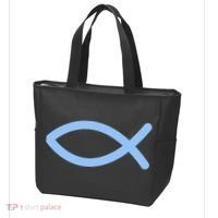 Ichthys Ichthus Christian Symbol Jesus Fish Tote Bag thumb 3