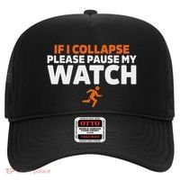If I Collapse Please Pause My Watch Marathon Runner Running Hat thumb 0