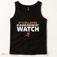 If I Collapse Please Pause My Watch Marathon Runner Running Tank Top thumb 2