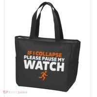 If I Collapse Please Pause My Watch Marathon Runner Running Tote Bag thumb 3