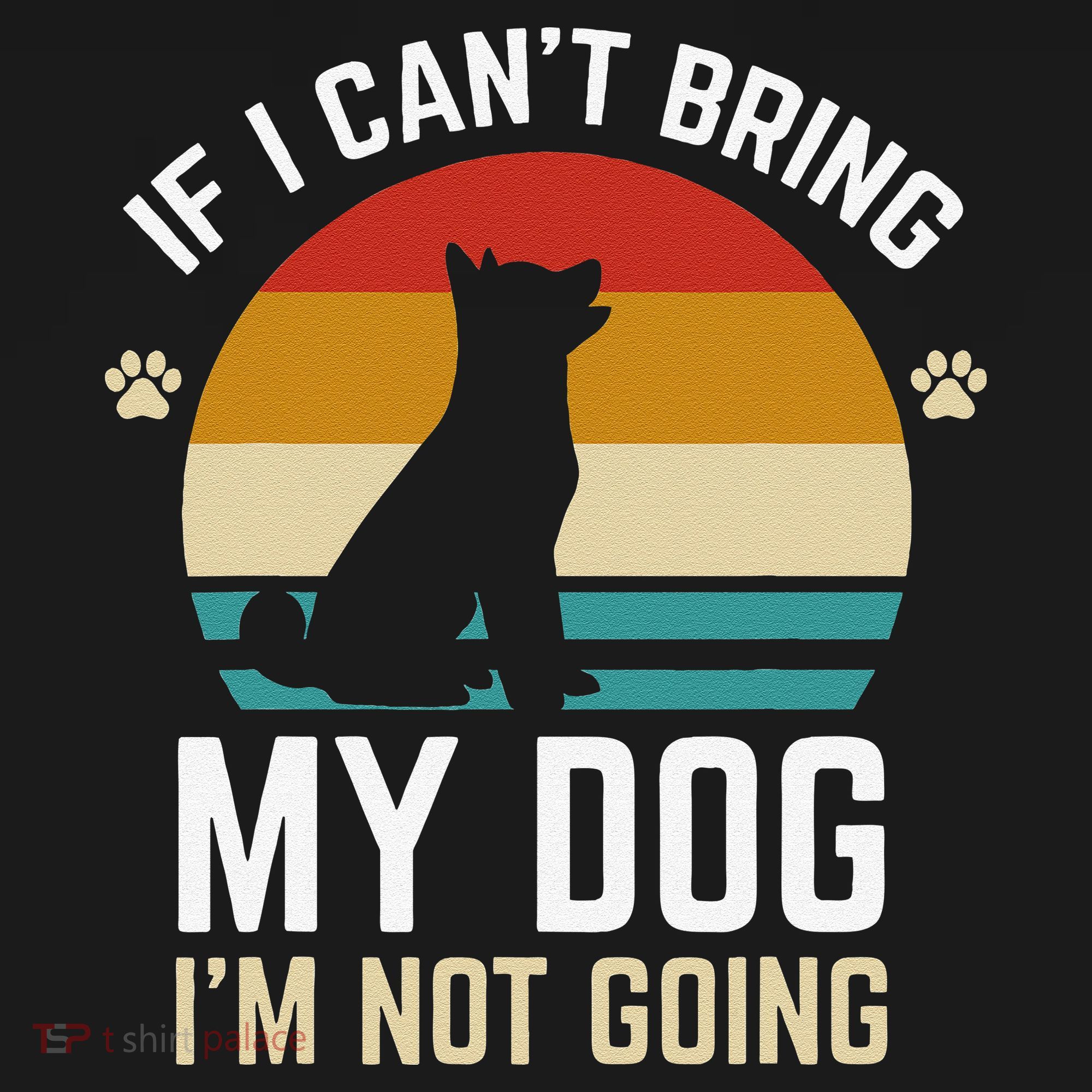 If I Can't Bring My Dog I'm Not Going Funny Dog Owner Women's Hoodie