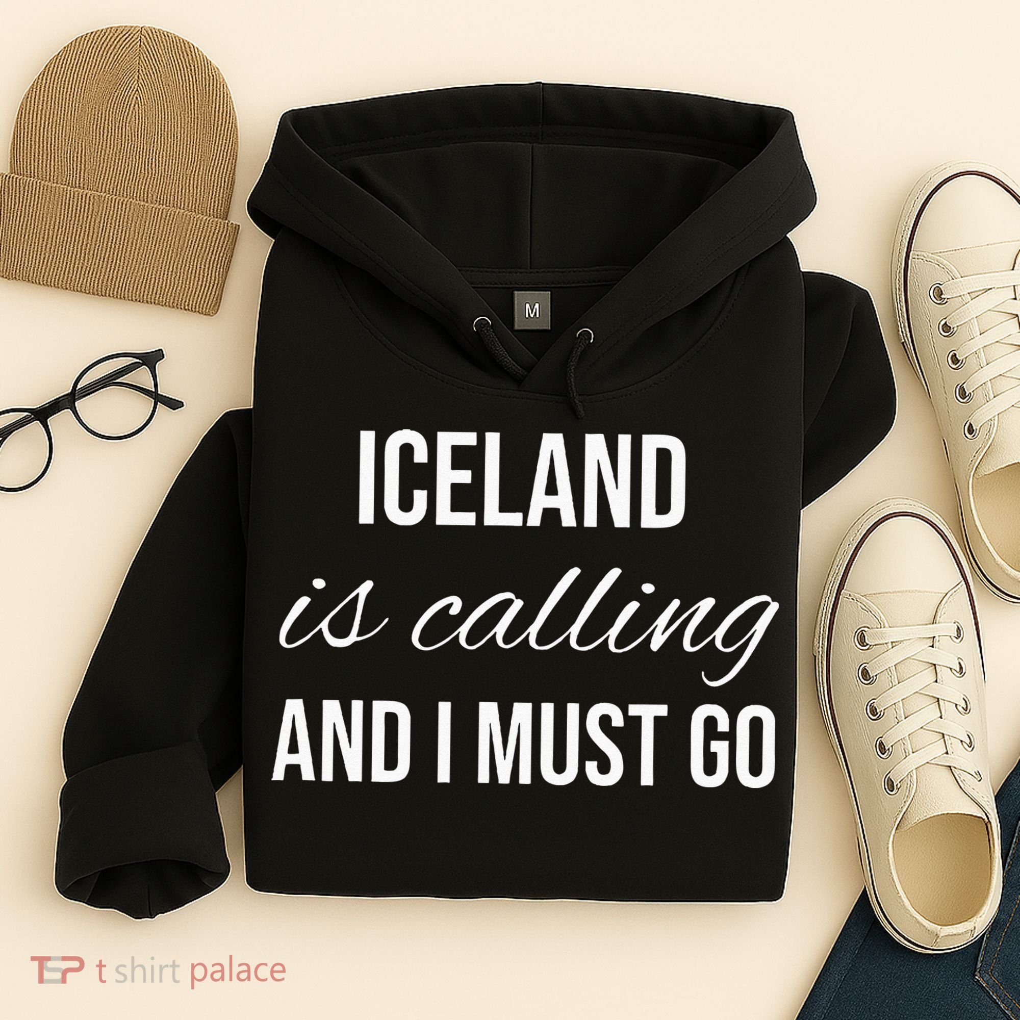 Iceland Is Calling And I Must Go Vacation Roots Iceland Hoodie
