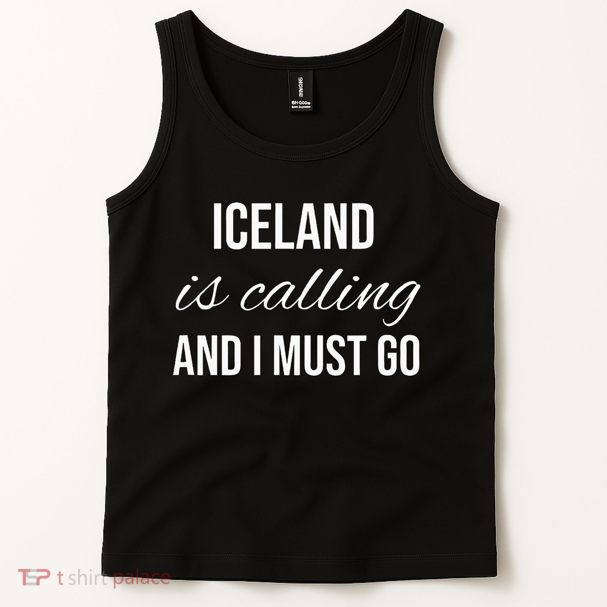 Iceland Is Calling And I Must Go Vacation Roots Iceland Tank Top