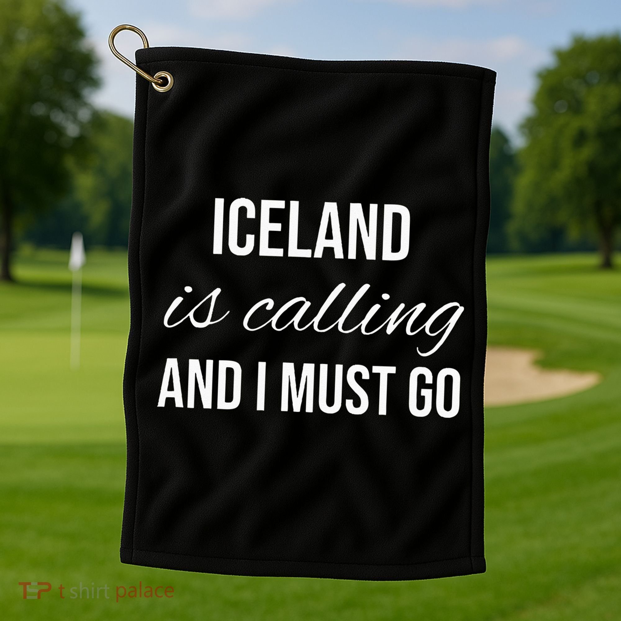 Iceland Is Calling And I Must Go Vacation Roots Iceland Golf Towel
