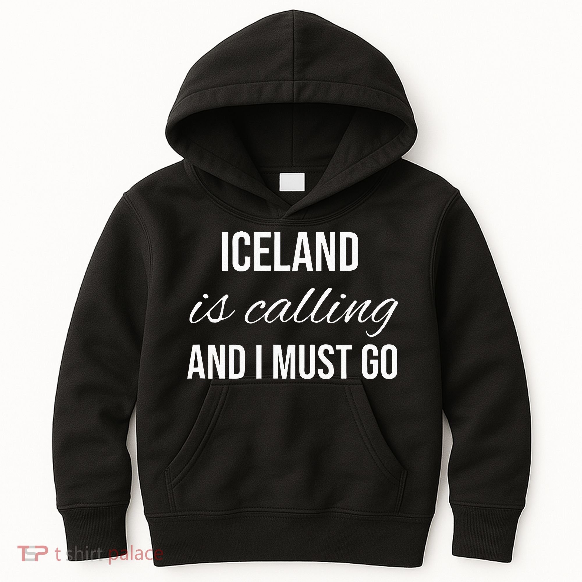 Iceland Is Calling And I Must Go Vacation Roots Iceland Kids Hoodie