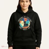 Indiana Is Calling And I Must Go Indiana State Hoodie thumb 5