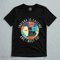 Indiana Is Calling And I Must Go Indiana State T-Shirt thumb 5
