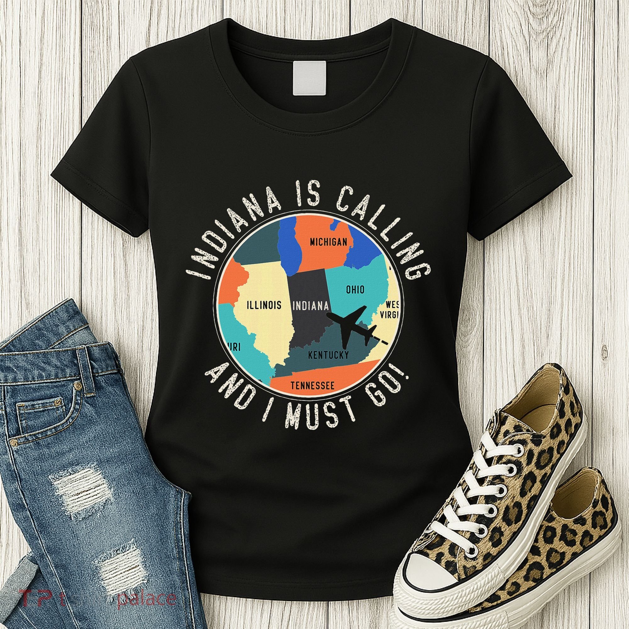 Indiana Is Calling And I Must Go Indiana State Women's T-Shirt