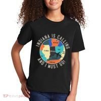 Indiana Is Calling And I Must Go Indiana State Kids T-Shirt thumb 2