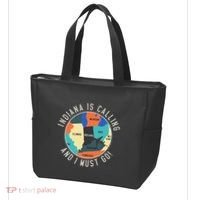 Indiana Is Calling And I Must Go Indiana State Tote Bag thumb 3