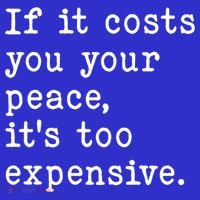 If It Costs You Your Peace Its Too Expensive Gift T-Shirt thumb 7