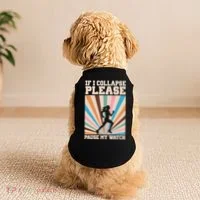 If I Collapse Please Pause My Watch Runner Marathon Doggie Tank thumb 2