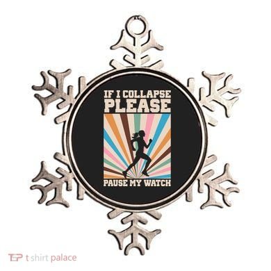 If I Collapse Please Pause My Watch Runner Marathon Ornament