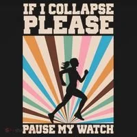 If I Collapse Please Pause My Watch Runner Marathon Toddler Hoodie thumb 2