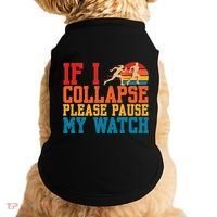If I Collapse Please Pause My Watch Running Marathon Runner Doggie Tank thumb 0