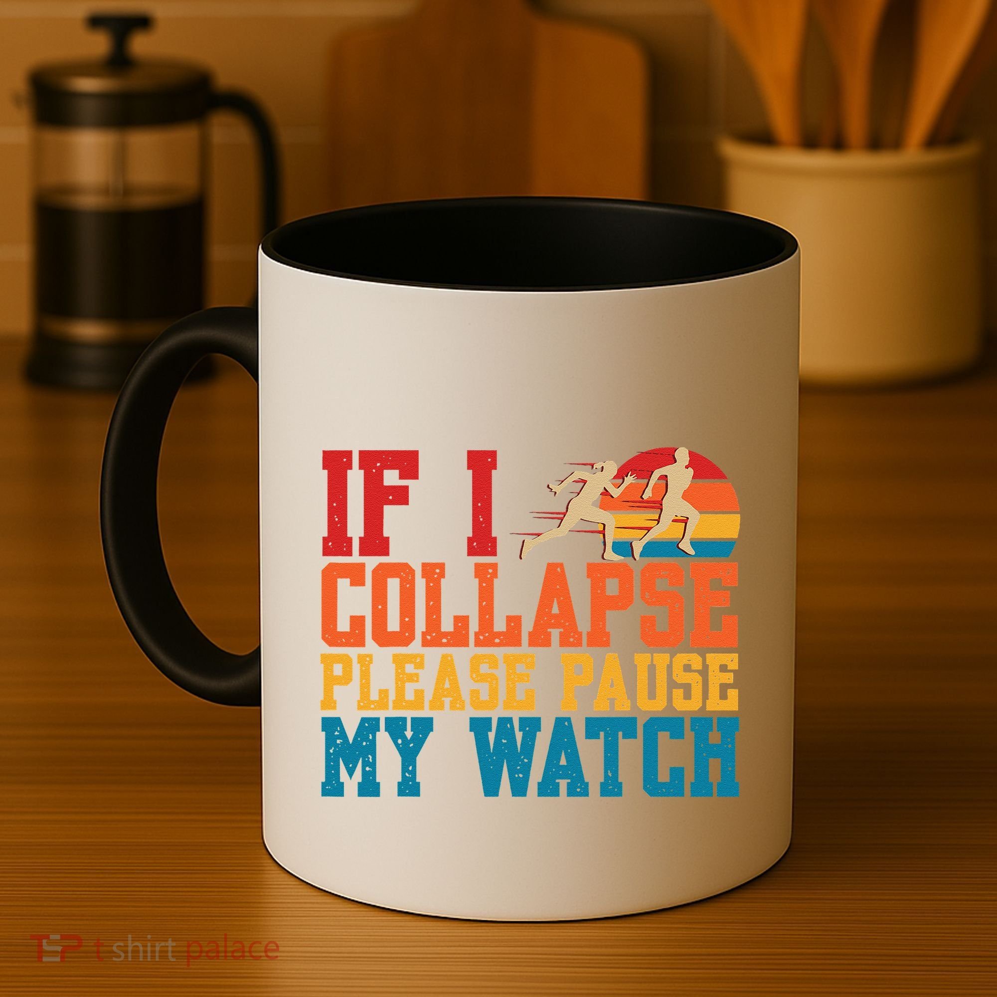 If I Collapse Please Pause My Watch Running Marathon Runner Coffee Mug