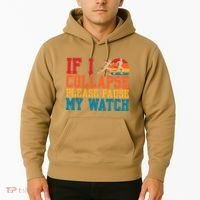 If I Collapse Please Pause My Watch Running Marathon Runner Hoodie thumb 2
