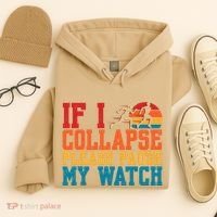 If I Collapse Please Pause My Watch Running Marathon Runner Hoodie thumb 4