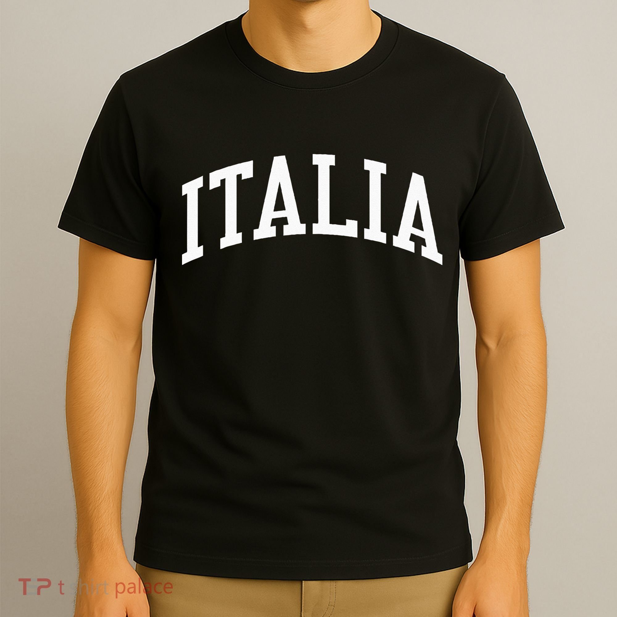 Italy Italia College University Style T-Shirt