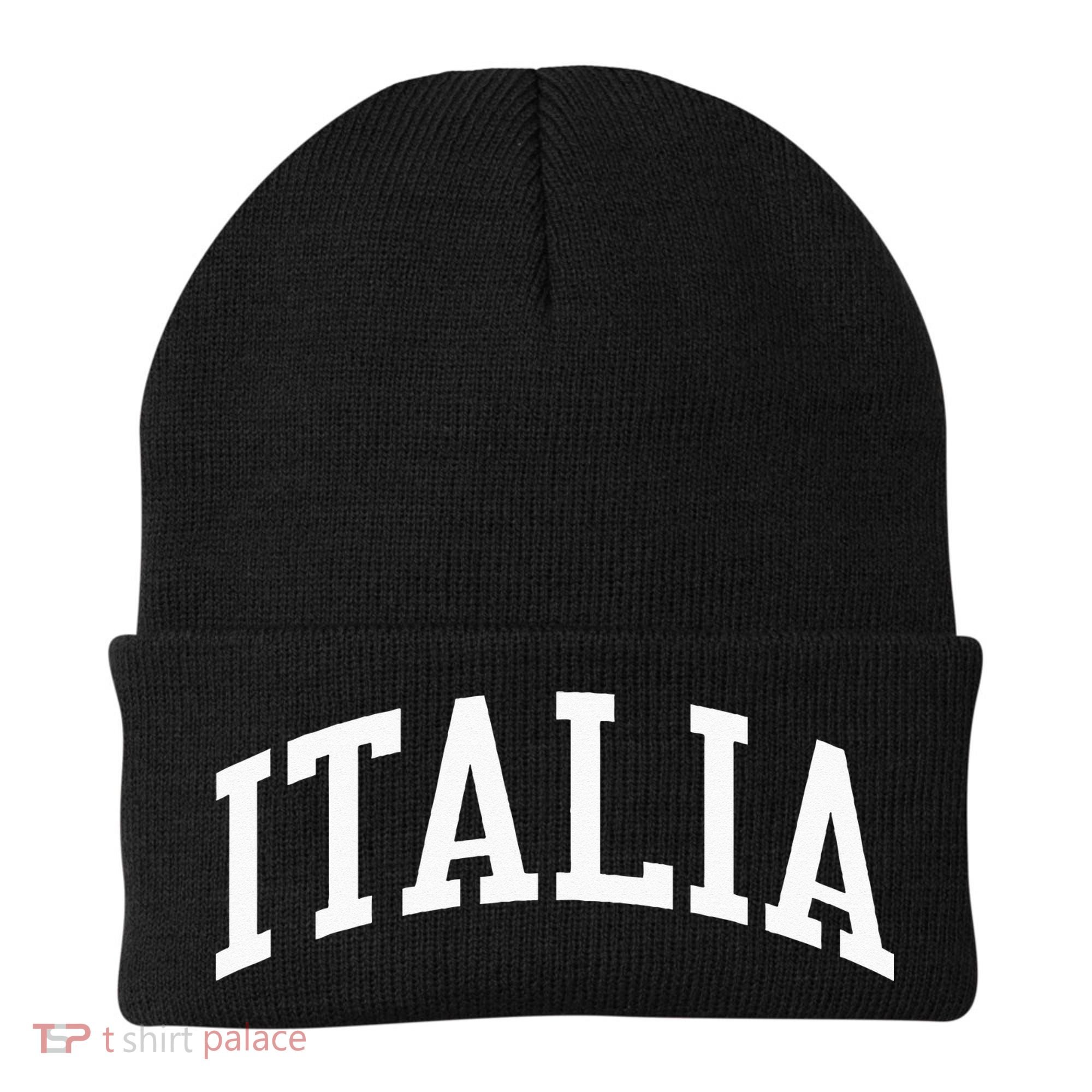 Italy Italia College University Style Beanie