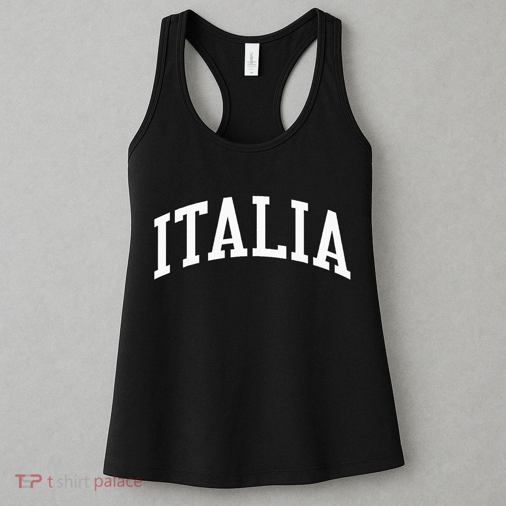 Italy Italia College University Style Women's Tank Top