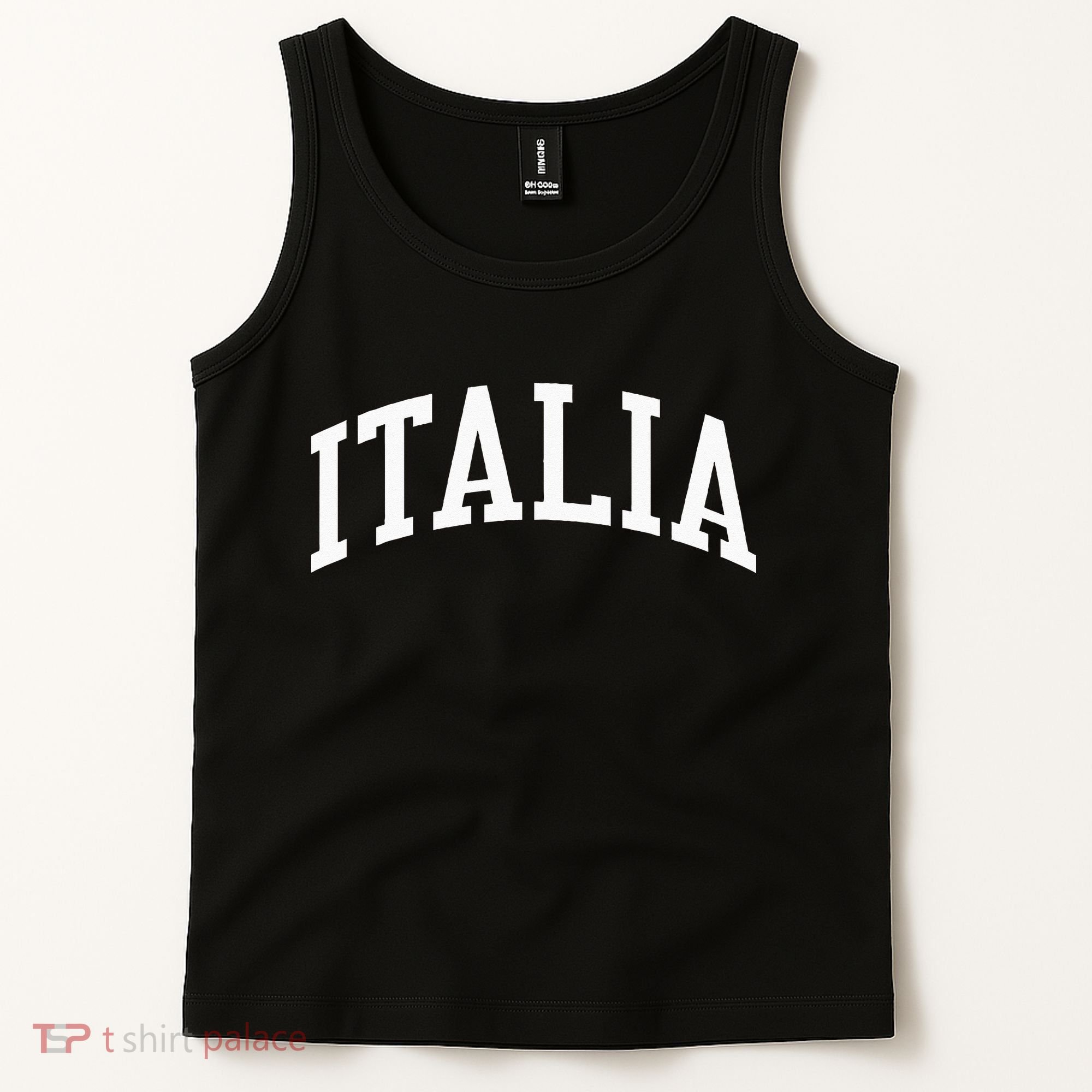 Italy Italia College University Style Tank Top