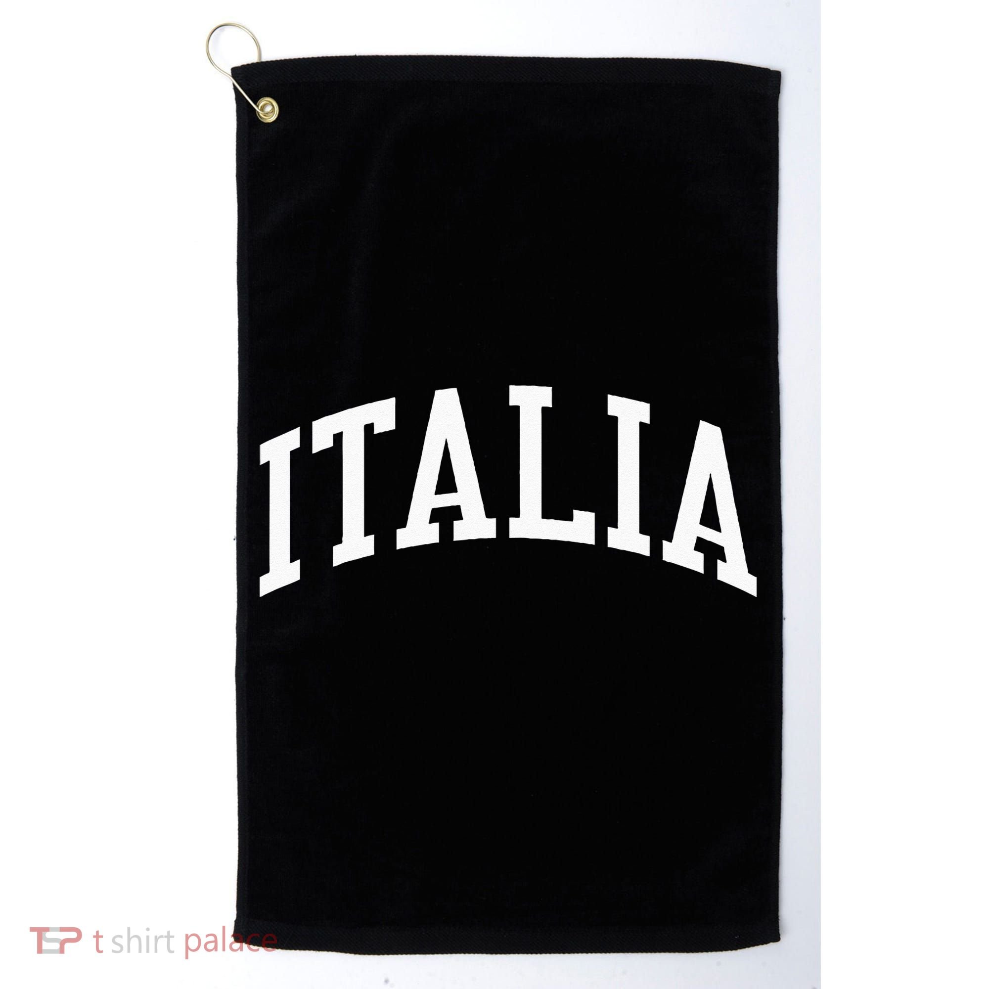 Italy Italia College University Style Golf Towel