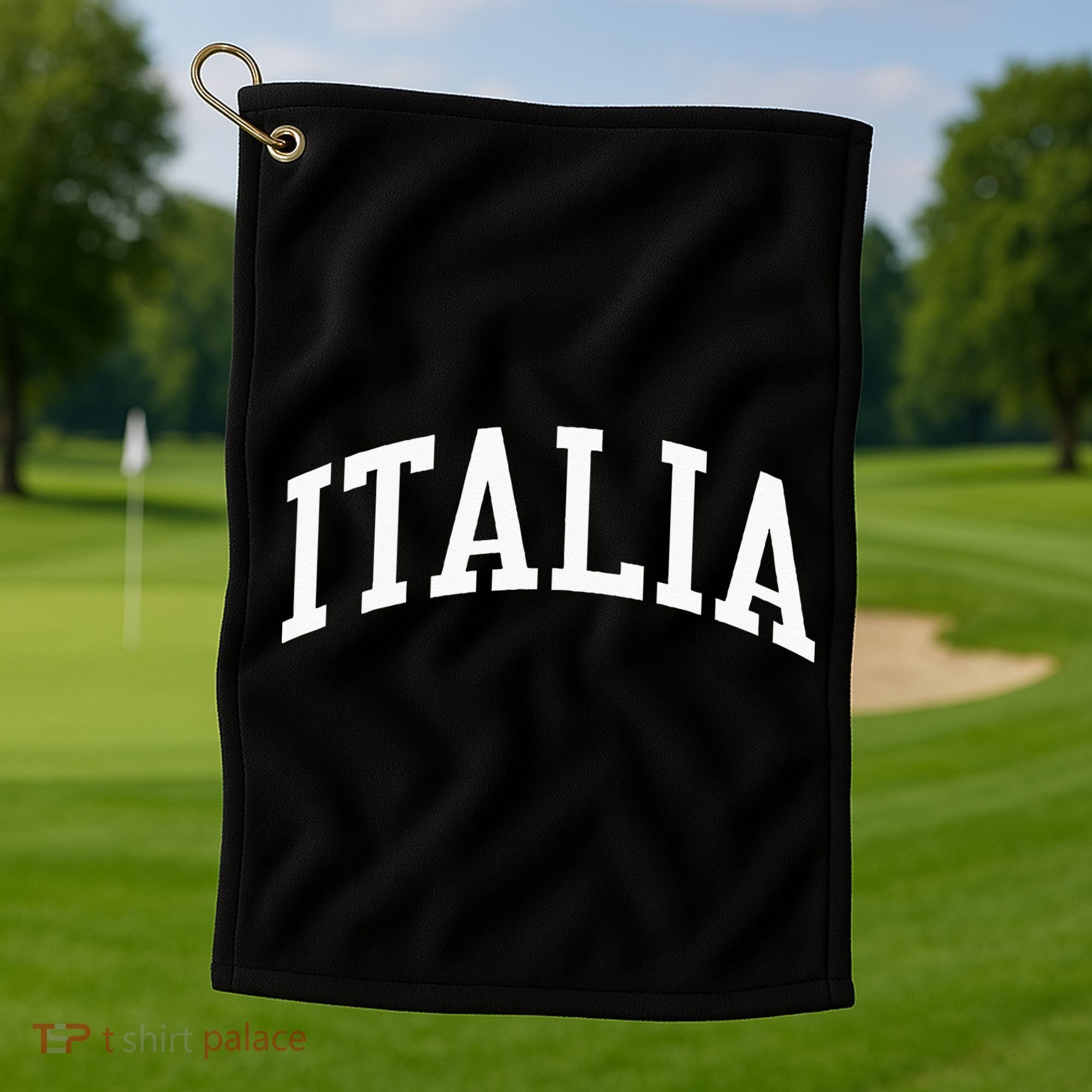 Italy Italia College University Style Golf Towel